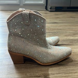 Rhinestone Boots